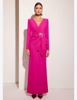 Vestido CARLA RUIZ fucsia