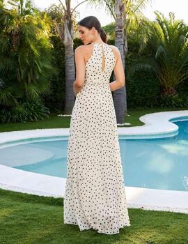 Vestido HERYSA Medea crema